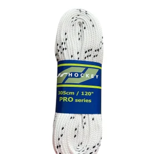 JR HOCKEY PRO SERIES șireturi din bumbac pentru patine 12 mm – șireturi durabile pentru hochei